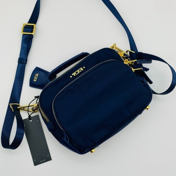 TUMI Voyageur Troy Crossbody Lightweight Blue
